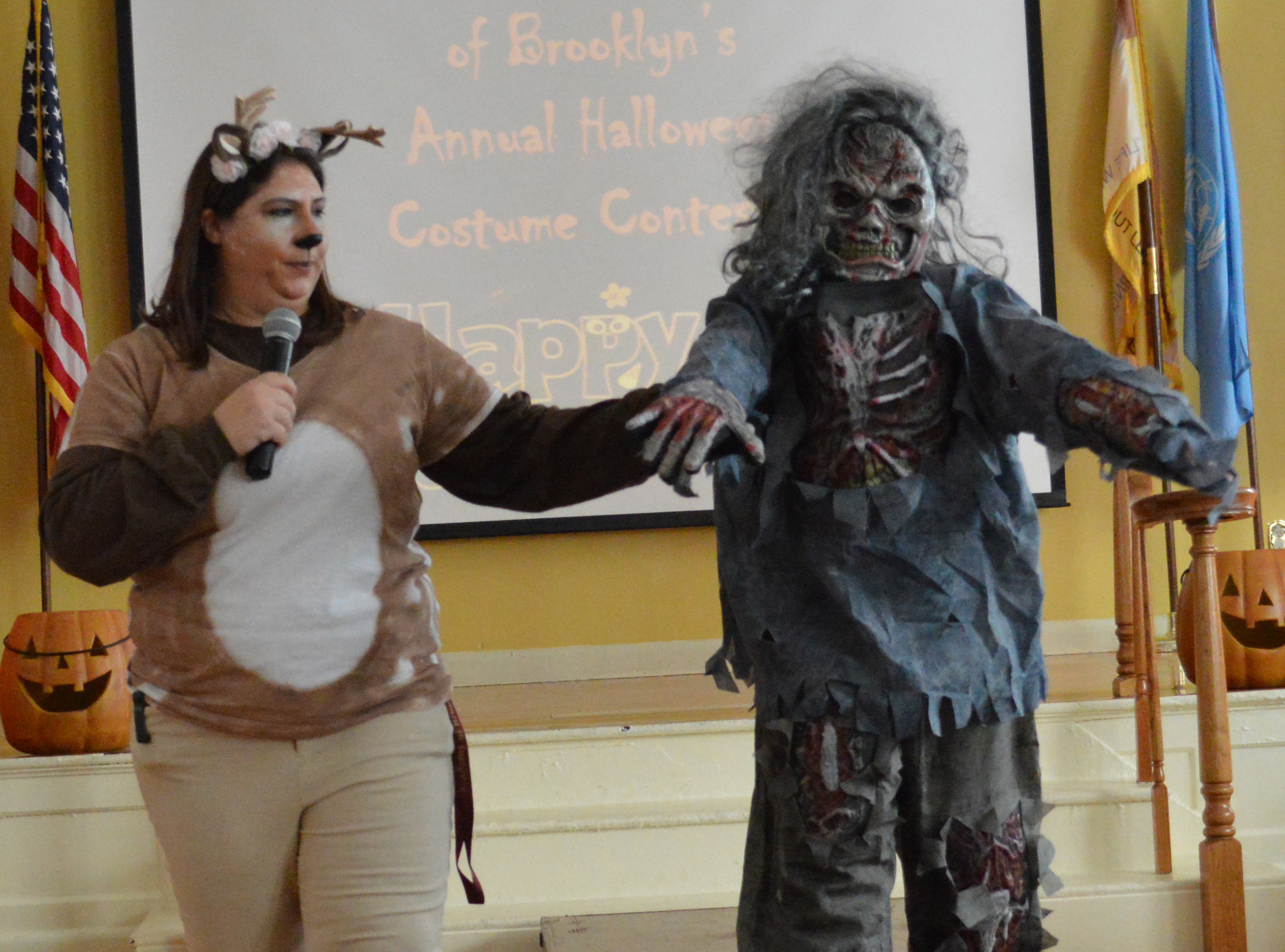 Lower Schooler Jake won first prize for his scary zombie costume!