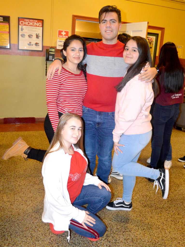 Adelphians wore red, pink and white on Valentines Day!