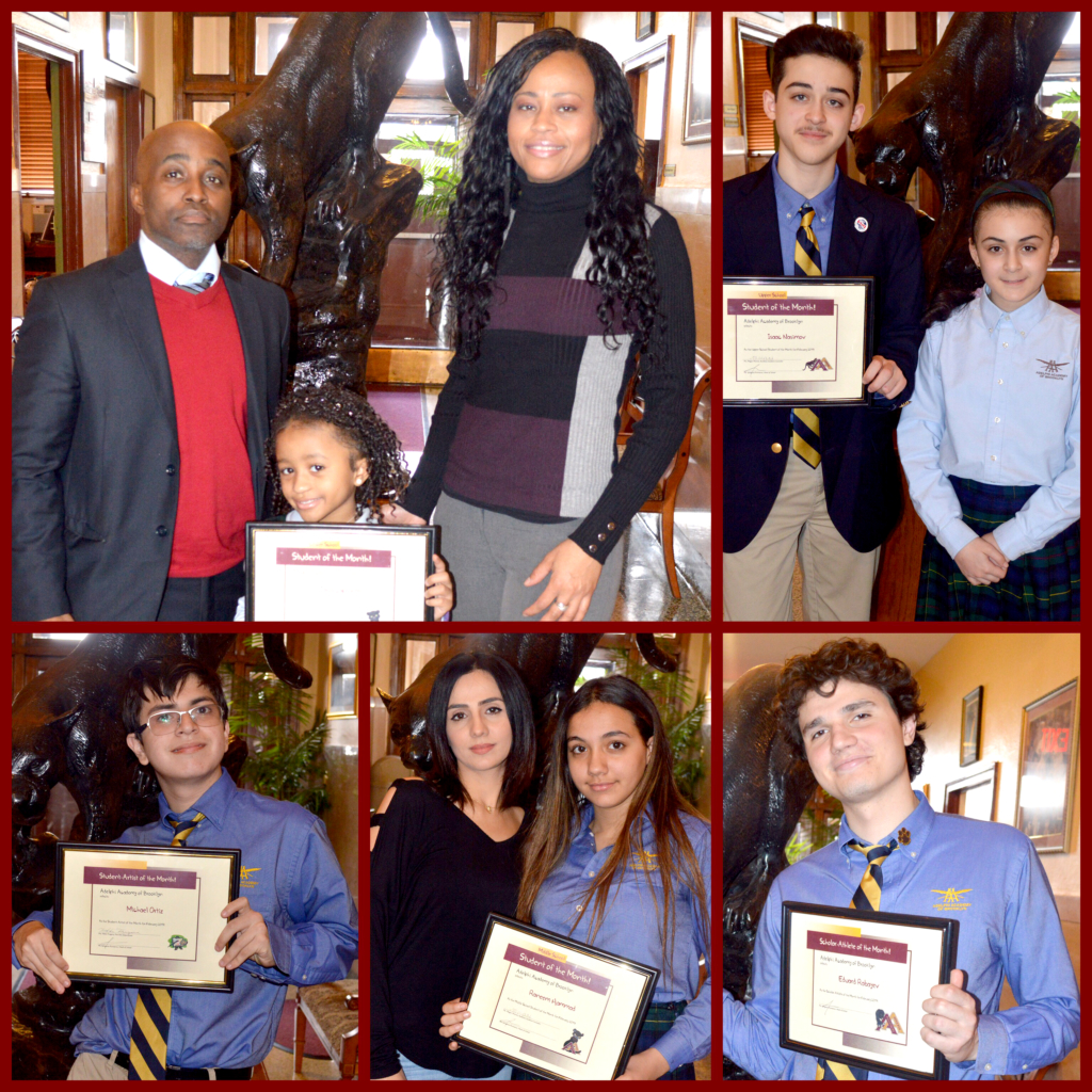 February’s Students of the Month were joined by their families for a very special assembly in their honor.