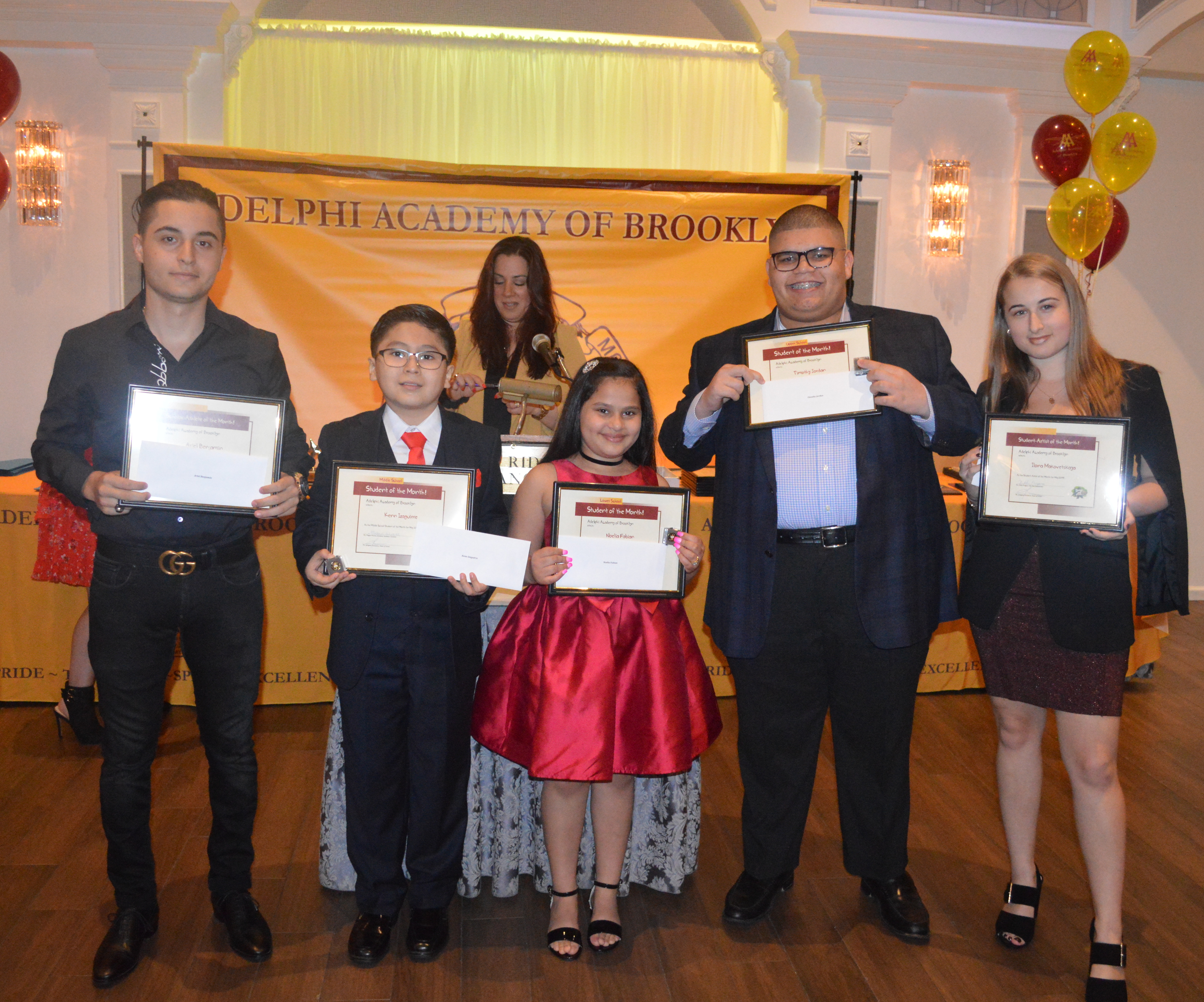 Congratulations to Adelphi Academy of Brooklyn's May Students of the Month!