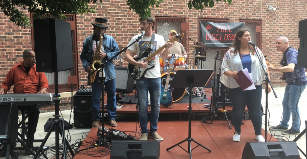 The Adelphi House Band rocked the Back to School Bash!