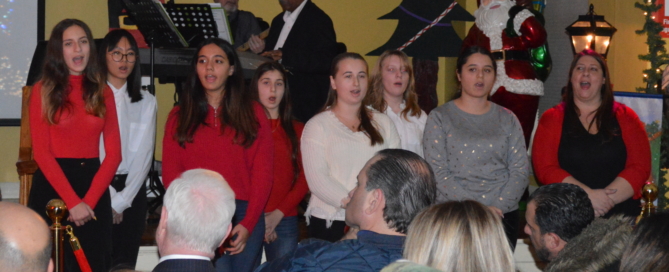 Adelphi Academy of Brooklyn’s Performing Chorus entertained at the ceremony!