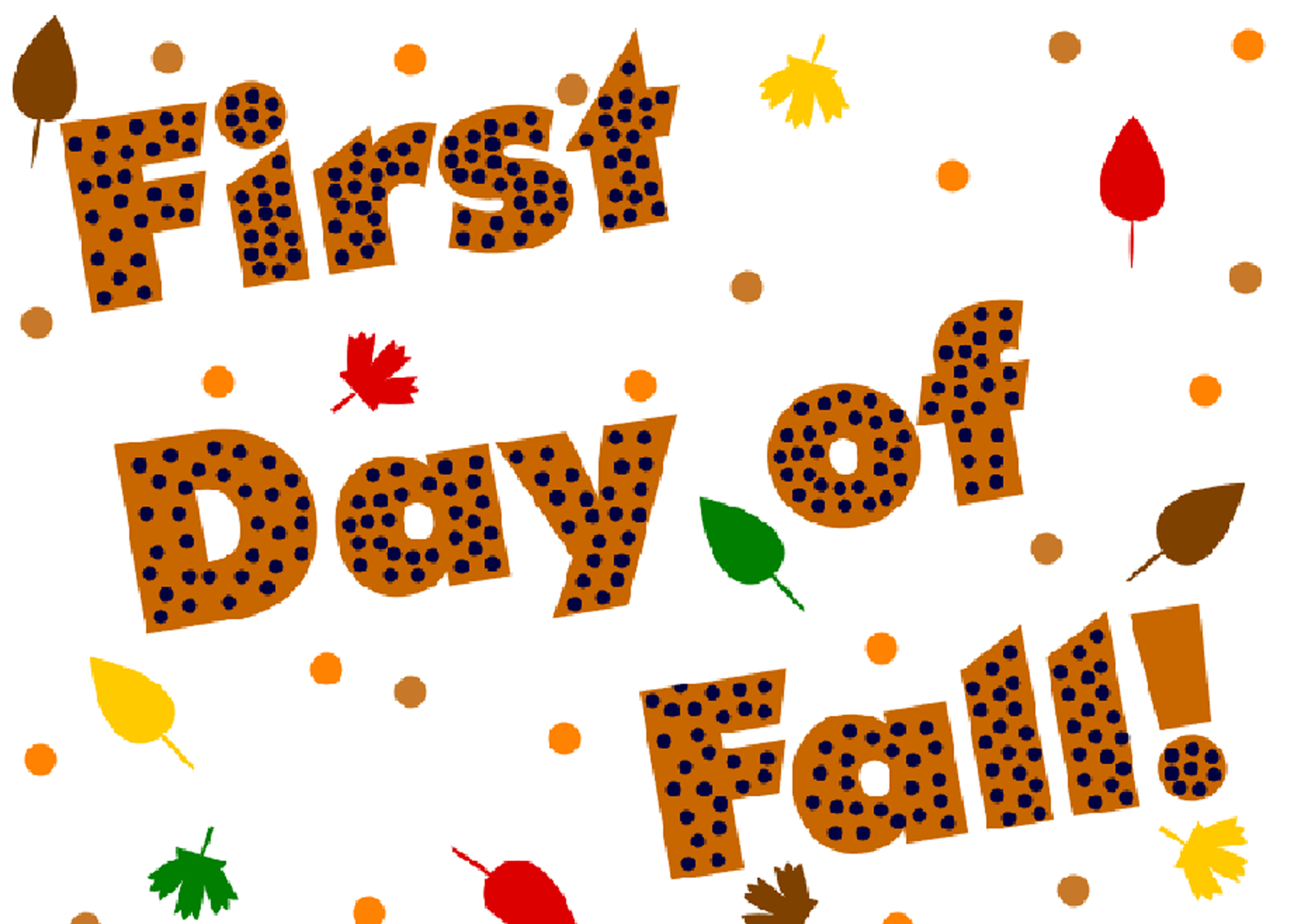 Happy First Day of Fall! 