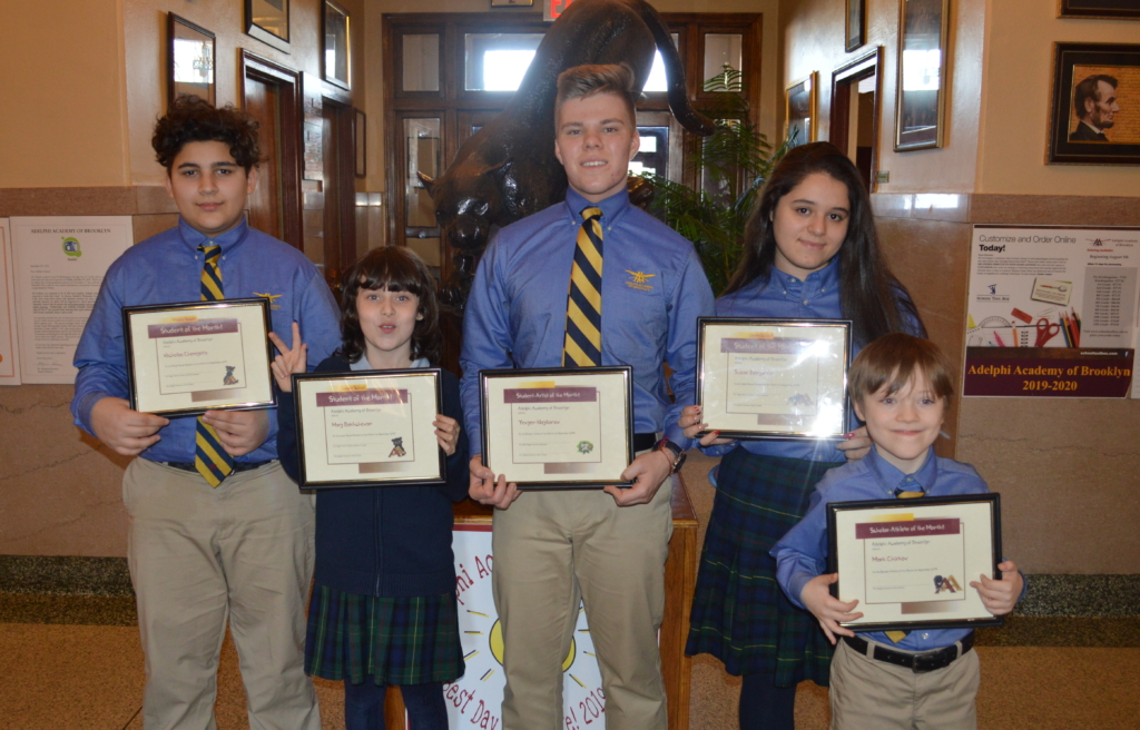 September 2019 Students of the Month were recognized at a special assembly held in their honor.