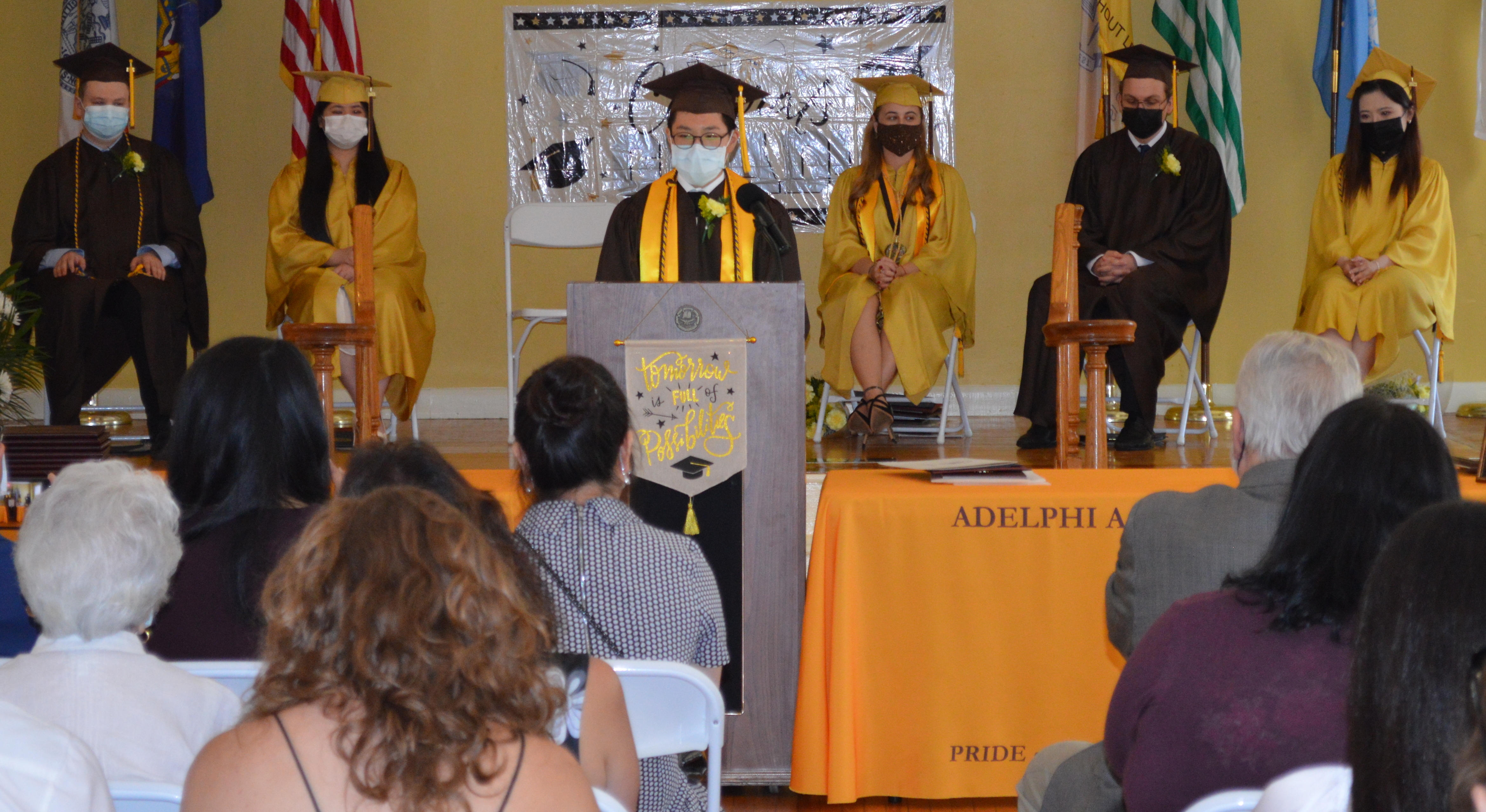 Class of 2021 Valedictorian William delivers remarks at Adelphi Academy of Brooklyn’s 151st Commencement Exercises!